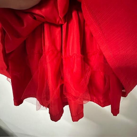 Carter’s Red Velvet Holiday Dress Toddler Girls Christmas Party Outfit – 24M - Picture 4 of 7